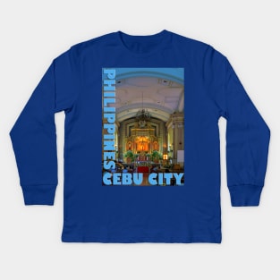 Cebu City Philippines Kids Long Sleeve T-Shirt